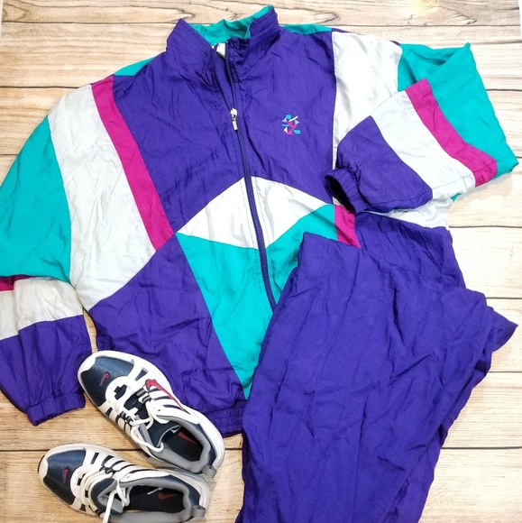 windbreaker track suits
